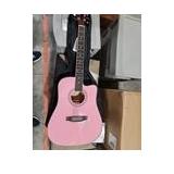 BCP Pink Guitar with Back Pack Case