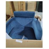 Swivel accent barrel chair