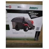 Toro zero-turn-radius riding mower bagger