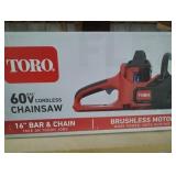 Toro 60V Cordless Chainsaw