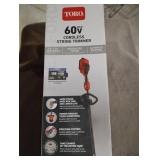 Toro 13 inch 60V forced battery string trimmer 