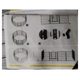 40" 8 panel dog playpen/kennel