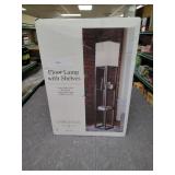 Threshold Floor Lamp with Shelves 