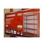 Husky 48" W x 24" D x 78" H 5-shelf heavy duty storage unit