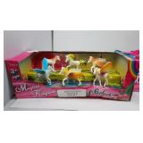 Playtek Magical Kingdom Unicorn & Pegasus 6pc Horse Figure Set