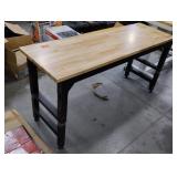 Husky 72" folding work bench w/ outlets