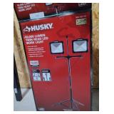 Husky 10,000 lumen twin head LED work light