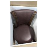 Maven Lane Pullman 26 Inch Swivel Counter-Height Barstool