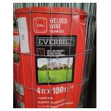 Everbilt 4ftx100ft Welded Wire Fence Roll