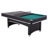 84" billiard table with table tennis top