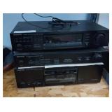 Kenwood stereo control amplifier, AV surround processor, and stereo power amplifier