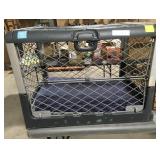 Diggs easy collapse  heavy duty dog crate with portable wheels