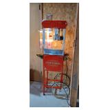  Previous Next Lot - 1005 Carnival King PM1360 12 oz. Commercial Popcorn Machine / Popper with Cart 