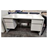 60inWx30inDx30inH Metal Office Desk