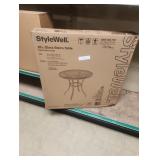 StyleWell 28" Glass Bistro Table