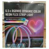 6.5 ft RGBWIC Dynamic Color Neon Flex Strip Light