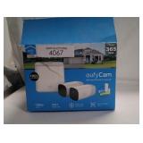 Oufy Security Cam Wire-Free HD Security 2- camera Set -1080p IP67 