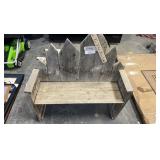 Wooden Porch Bench