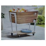 StyleWell 80qt natural patio cooler