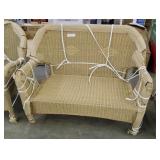 Hampton Bay rosemont wicker patio seat