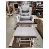 Storkcraft Tuscany Glider and Ottoman