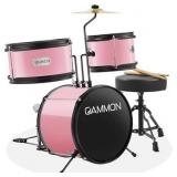 Gammon 3pc Junior Drum Set, Pink