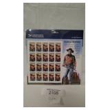20 John Wayne Stamps Legend of Hollywood Full sheet