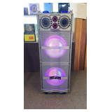 Portable Double 10 in. Subwoofer Bluetooth Party Speaker