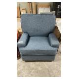 Blue recliner lounge chair 