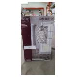 Home Decorators Collection 1-light pendant- chrome finish with crystal shade 