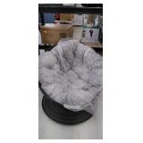 Brigham swivel papasan wicker chair