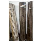 6 ft. H x 8 ft. W Carbonized Bamboo Garden Fence