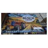 Busch Light metal wall sign 