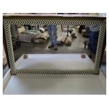 elegant 36x30" wall-mounted mirror