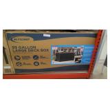 Suncast 99 gallon large deck box 