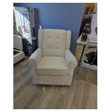 Tufted Wingback Gliding Chair