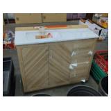 Glacier Bay Huckleberry 42" vanity w/ sink top