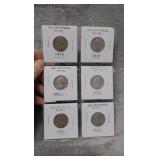Uncirculated Jefferson Nickels (6) -Coin