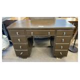 Vintage 9 Drawer Desk