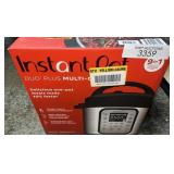 Instant Pot 3 qt. Stainless Steel/Black Duo Plus Mini Electric Multi-Use Pressure Cooker