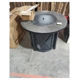 Hampton Bay Outdoor Gas Fire Pit Chat Table