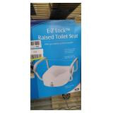 E-Z Lock Raised Toilet Seat