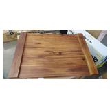 BLUEWEST Acacia Wood Stove Top Cover