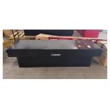 Husky 71.36 in. Matte Black Aluminum Full Size Crossbed Truck Tool Box