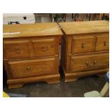 Pair of 2 Drawer Nightstands
