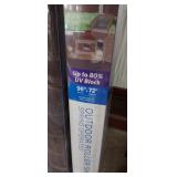 (2) Coolaroo 96x72in Brown Cordless Light Exterior Roller Shade