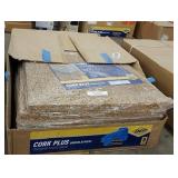 QEP 30 sq. ft. 2 ft. Wide x 3 ft. Long x 6 mm Thick Cork Plus Underlayment Sheets