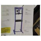 12ton shop press H-frame garage floor adjustable hydraulic shop press (not in original box, may be missing parts)