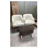 Chairs and Ottoman 
