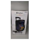 Top Tech Rock 8 Portable Party Speaker with Mic
